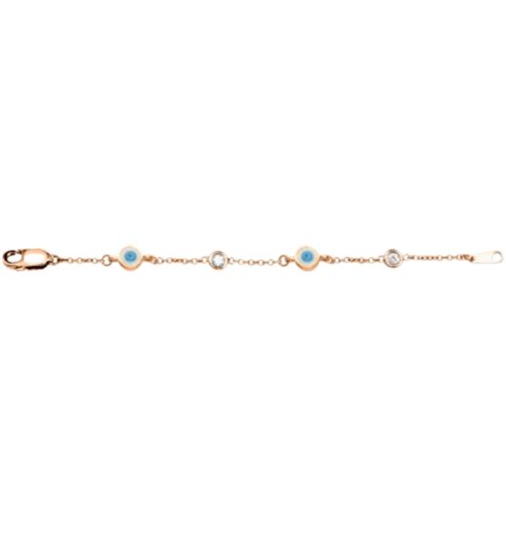 Avanessi - Baby Evil Eye Diamond Bracelet