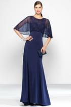 Alyce Paris Black Label - 5803 Long Dress In Midnight