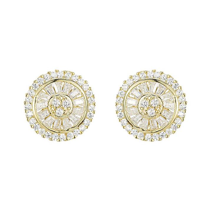 Ashley Schenkein Jewelry - Melrose Baguette Cz Studs