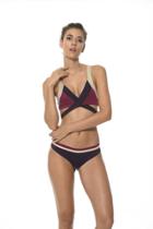 2017 Malai Swimwear - Rasin Pallet Blocks Waistband Bottom B00273