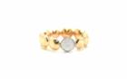 Tresor Collection - Lente Ring With Diamond Accent In 18k Yellow Gold 1720346884