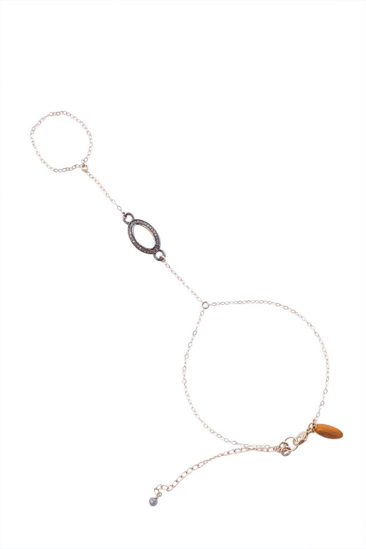 Heather Gardner - Blue Sky Diamond Hand Chain