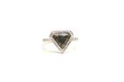 Tresor Collection - Organic Diamond Slice With Rd Brilliant Diamond Ring In 18k Yg