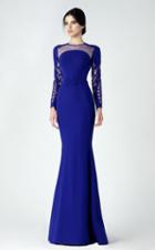 Saiid Kobeisy - Illusion Jewel Neck Mermaid Dress 2931