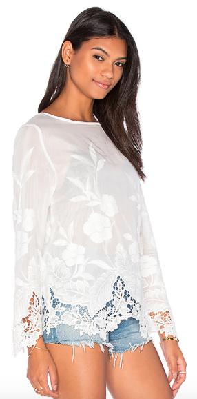 Merritt Charles - Mcgraw Embroidered Blouse *black