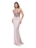 Dancing Queen - Gorgeous Long Embroidered Bodice Prom Dress 9805