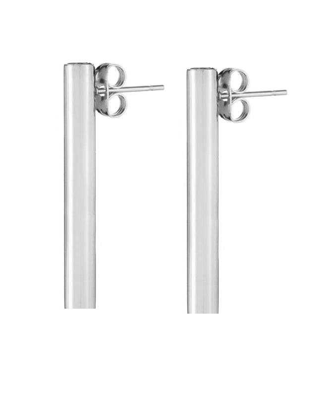 Bonheur Jewelry - Elle Drop Earrings Sterling Silver