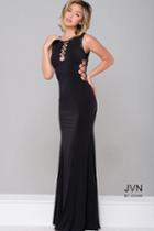 Jovani - Fitted Jersey Prom Dress Jvn45670