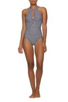 Helen Jon - High Neck One-piece In Del Carmen