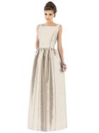 Alfred Sung - D519 Bridesmaid Dress In Champagne