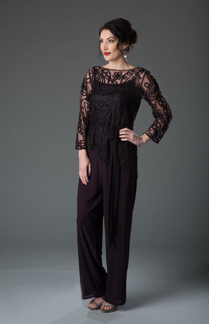 Soulmates - 1604x Soutache Asymmetrical Tunic Pants Set