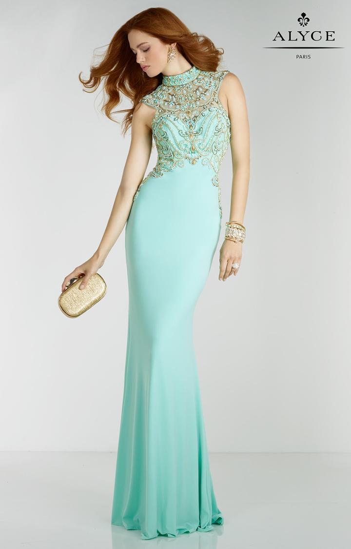 Alyce Paris - 6518 Prom Dress In Seabreeze Gold