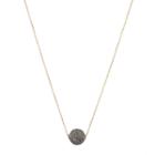 Ashley Schenkein Jewelry - Brooklyn Double Sided Diamond Disc Necklace