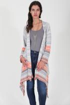 Goddis - Naples Wrap Sweater In Sunset