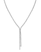 Cz By Kenneth Jay Lane - Round Lariat Drop Necklace
