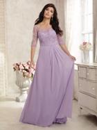 Christina Wu Elegance - 17767 Beaded Lace Illusion Bateau Dress