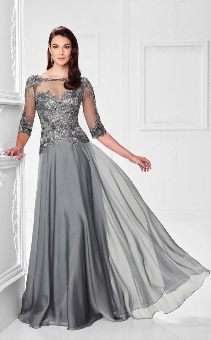 Montage By Mon Cheri - 117901w A-line Gown