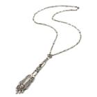 Ben-amun - Deco Crystal Long Pendant Necklace