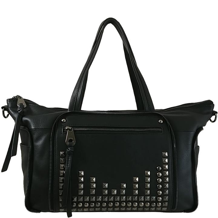 Joelle Hawkens By Treesje - Robertson Satchel Lamba Cow / Black