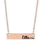 Avanessi - Single Sided Name Plate Necklace