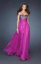 La Femme - 18846 Strappy Sweetheart Empire Gown
