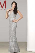 Mac Duggal Couture - 4248 Cap Gown In Platinum