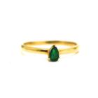 Tresor Collection - 18k Yellow Gold Ring In Green Tourmaline