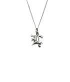 Femme Metale Jewelry - Love Letter L Charm Necklace