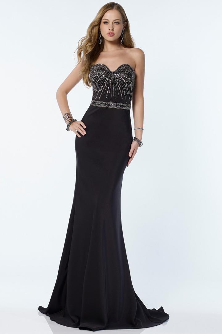 Alyce Paris - 1154 Embellished Sweetheart Sheath Dress