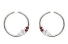 Bonheur Jewelry - Aveline Garnet Earrings