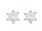 Bonheur Jewelry - Opal Sara Gold Studs