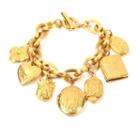Ben-amun - Royal Charm Gold Locket Bracelet