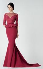 Saiid Kobeisy - Illusion Jewel Neck Mermaid Gown 2920