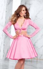 Tarik Ediz - Two-piece V-neck A-line Dress 50005