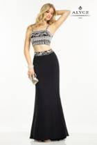 Alyce Paris B'dazzle - 35762 Dress In Black Silver