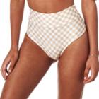 Montce Swim - Spring Gingham Added Coverage High Rise Bottom