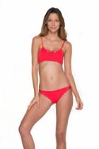 2018 Malai Swimwear - Chief Fishbone Cherry Bralette Top T00320