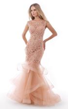 Morrell Maxie - 15450 Beaded Illusion Bateau Mermaid Dress