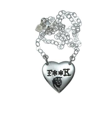 Femme Metale Jewelry - F**k U Necklace