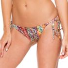 Luli Fama - My Way Crystallized Seamless Ruched Back Brazilian Bottom In Multi-color (l41402p)