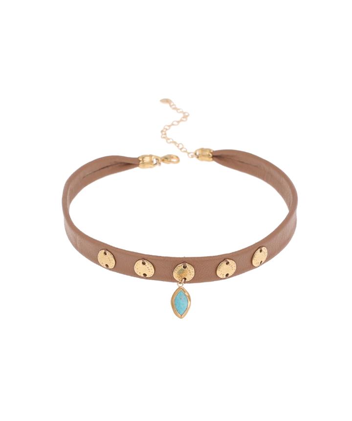 Chanluu - Chan Luu - Turquoise Pendant Choker