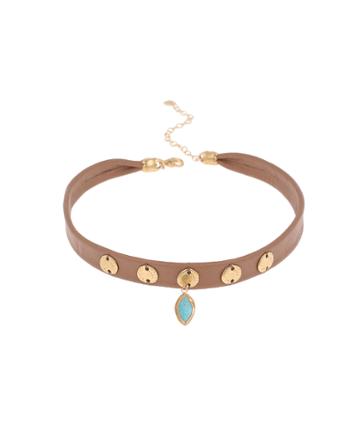 Chanluu - Chan Luu - Turquoise Pendant Choker