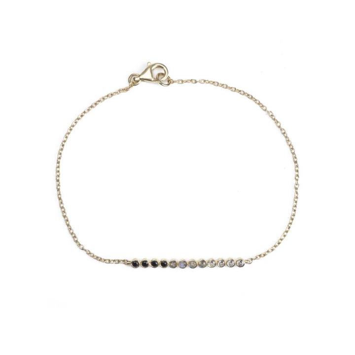 Ashley Schenkein Jewelry - Jaipur Dainty Bezel Gemstone Bracelet