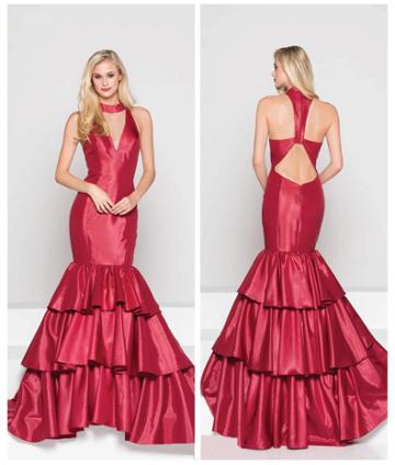 Colors Dress - 1882 Ruffled High Mermaid Dress