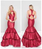 Colors Dress - 1882 Ruffled High Mermaid Dress