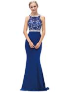 Floral Halter Long Dress