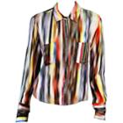 Chelsea Flower - Stripe Button Down Shirt In Abstract