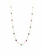 Tresor Collection - Multicolor Stone Necklace In 18k Yg