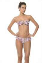 2017 Malai Swimwear - Watered Chevron Bandeau Top T00252