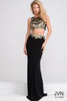 Jovani - Sheer Neckline Two Piece Dress Jvn33748